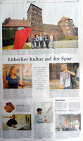 Lübecker Kultur auf der Spur (Lübecker Nachrichten Juli 2018)